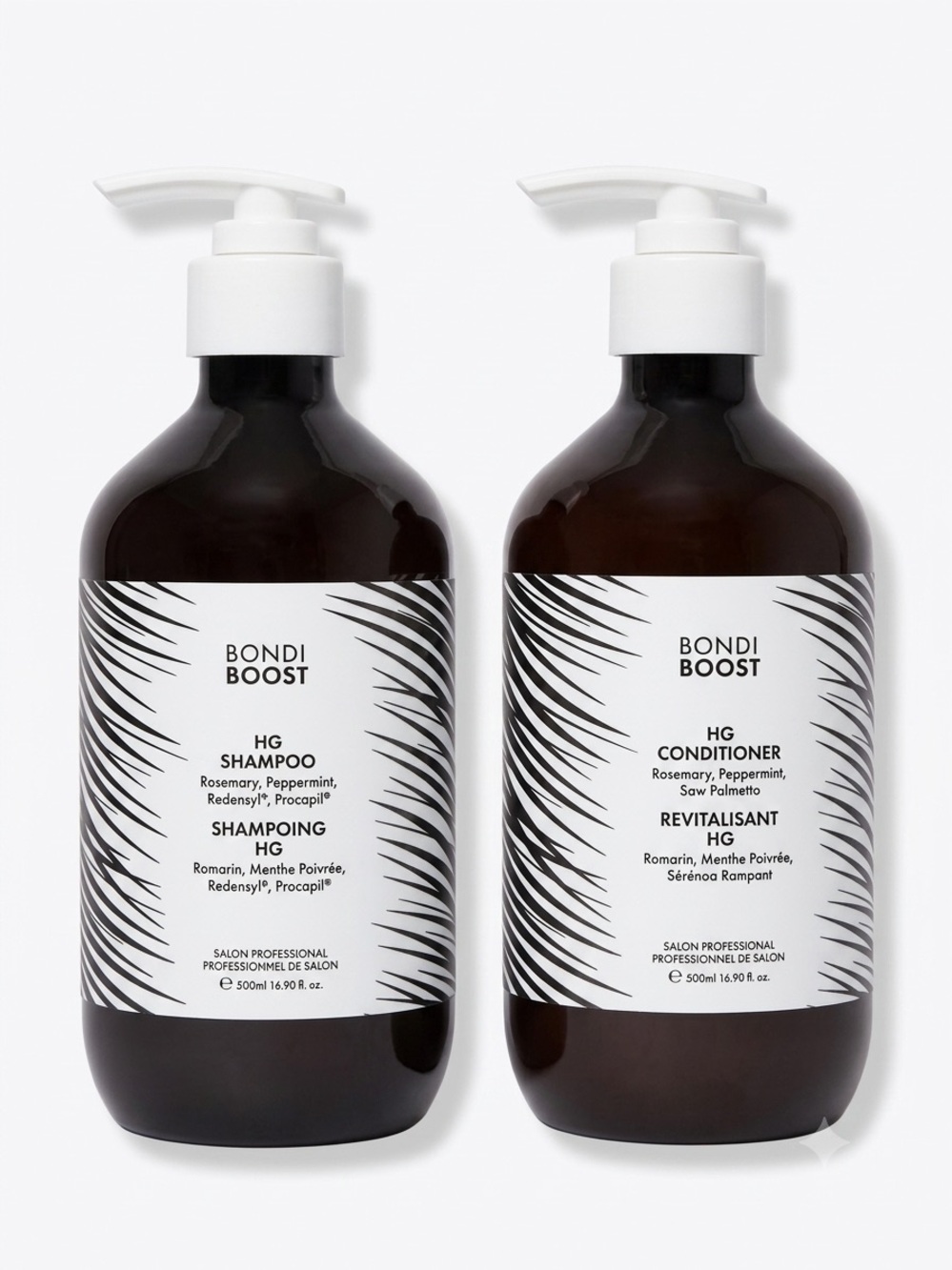 BondiBoost HG Hair Growth Shampoo & Conditioner Set (500ml / 16.9 fl oz) NEW